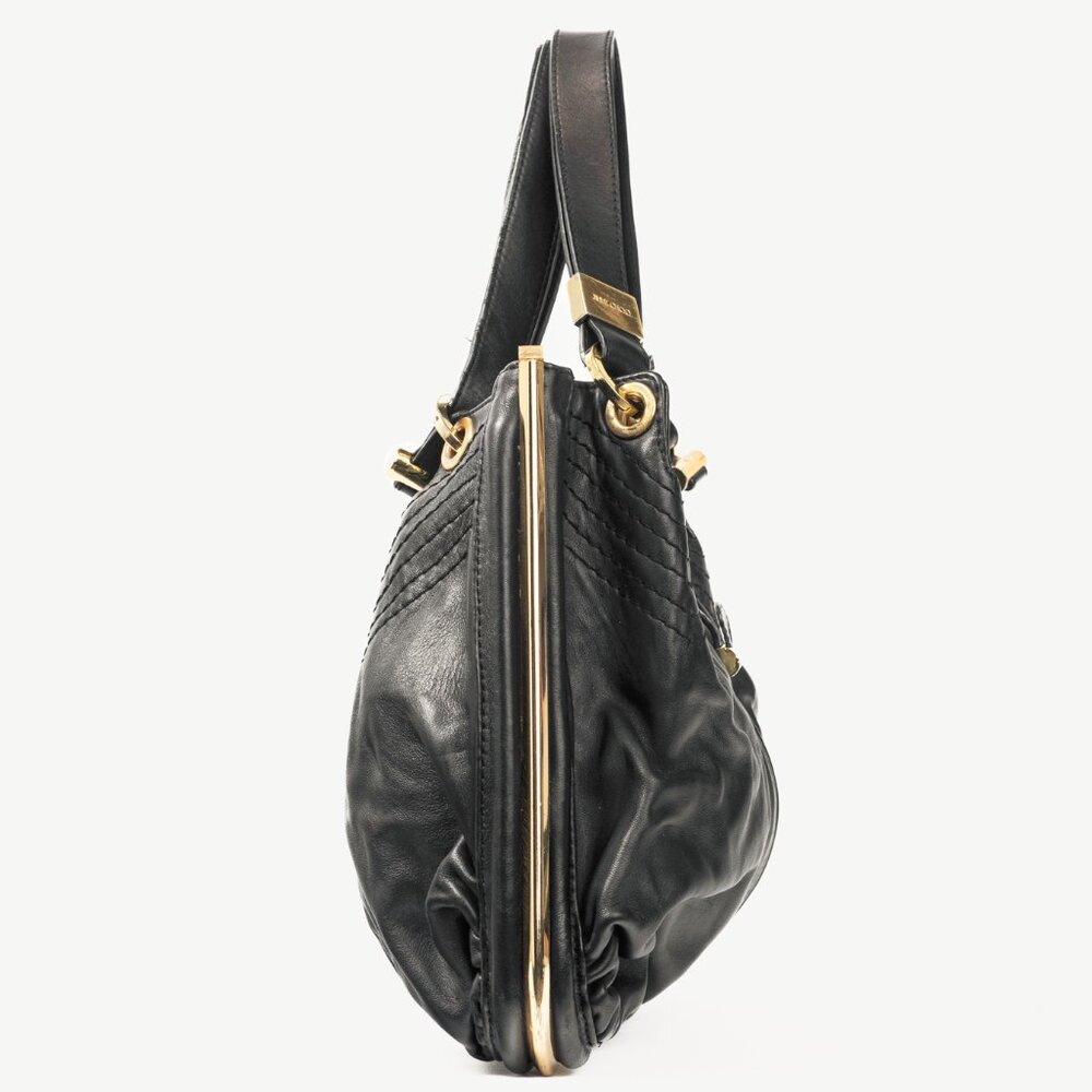 Jimmy Choo Alex Black Leather Hobo - Picture 3 of 15